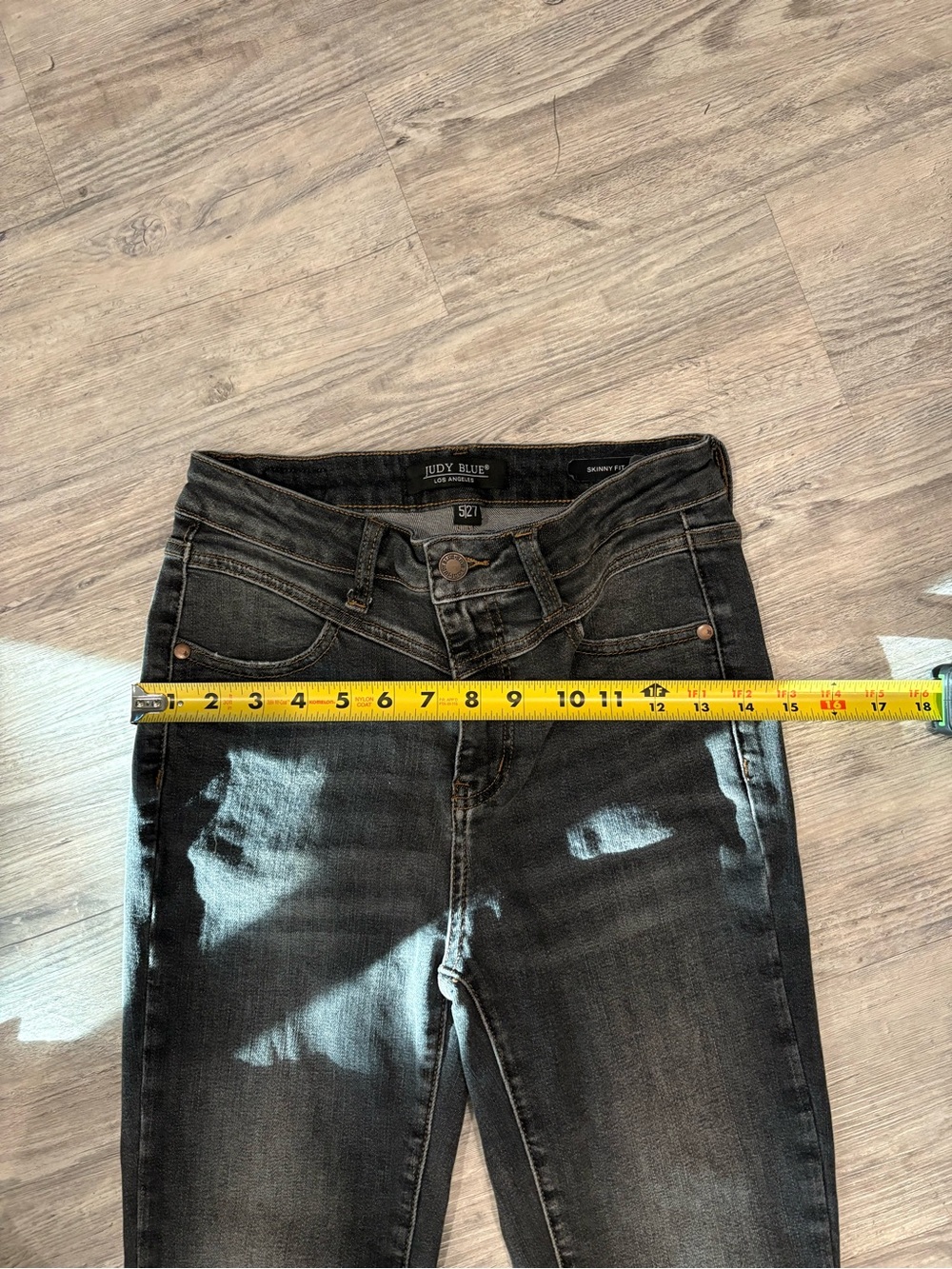 Judy Blue Women's Washed Black Skinny Jeans - Picture 7 of 7